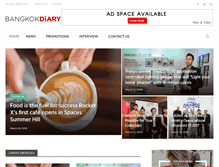Tablet Screenshot of bangkokdiary.com